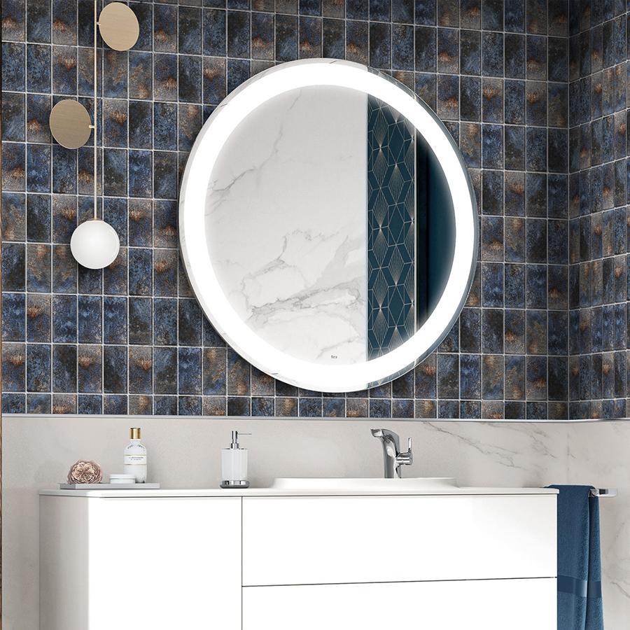 Glass Subway Tile 3x6 Inch Antique Blue Tiles for Kitchen Backsplash Bathroom Accent Wall(Pack of 20)