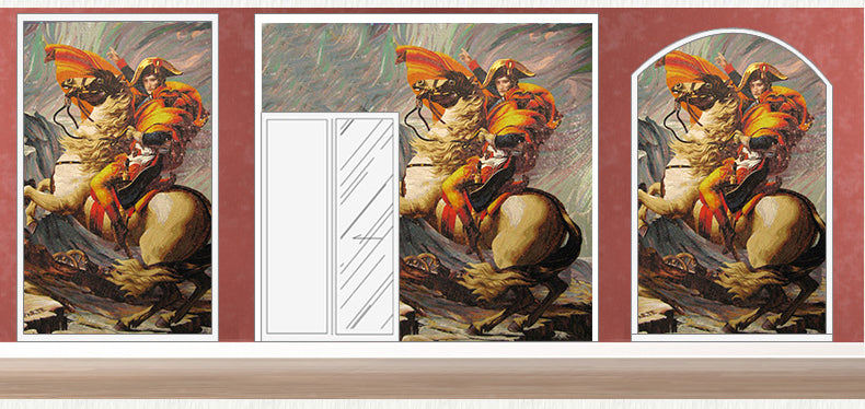 TST Mosaic Murals Famous Picture Napoleon Bonaparte Portrait Painting Victory Art Deco 